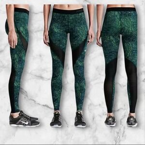 Women's Nike Pro Hypercool Tidal Multi Training Tights Dri-Fit Size MEDIUM